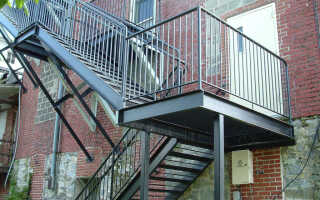 Пожарная наружная лестница: требования и стандарты