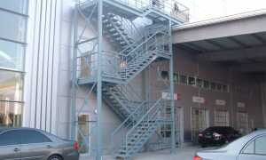 Лестница 3 типа: разновидности эвакуационных лестниц