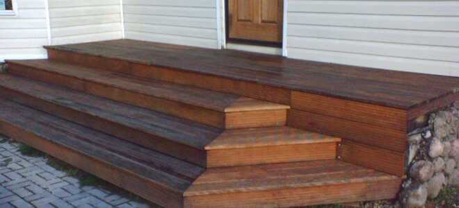 Лестница на веранду, террасу: тонкости изготовления