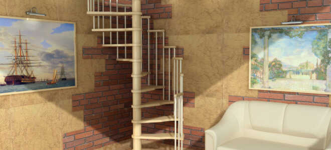 Винтовые лестницы своими руками: чертежи, специфика конструкции