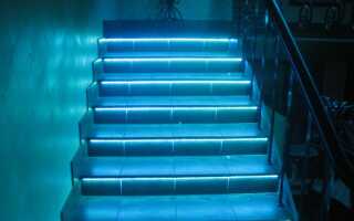 Автоматическая подсветка лестницы: типы и необходимое оборудование