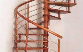 Размеры винтовой лестницы: виды, существующие стандарты. Расчет длины окружности и параметров ступеней. Изготовление конструкции