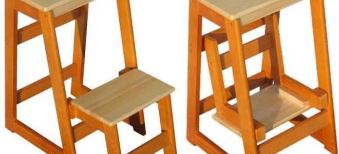 Лестница-стремянка своими руками: как сделать самодельную деревянную стремянку