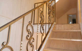 Особенности установки перил для лестницы