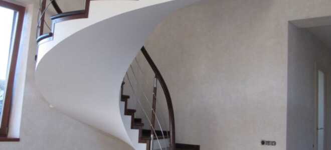 Винтовые лестницы на второй этаж эконом класса: как сделать своими руками монолитную из бетона