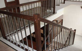 Расчет необходимой высоты ограждения лестницы