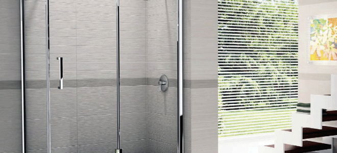 Стеклянные ограждения и цельностекляные из оргстекла для ванной и душа: профиль и фурнитура