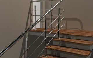 Виды перил из нержавеющей стали для лестниц