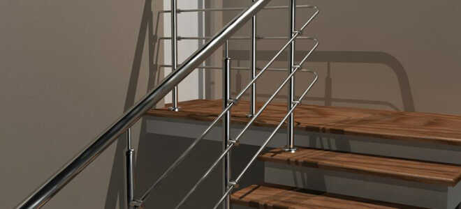 Виды перил из нержавеющей стали для лестниц