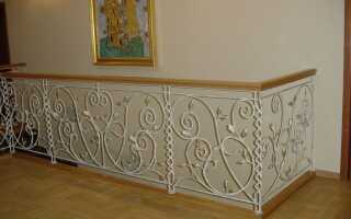 Металлические ограждения для лестницы: особенности конструкции