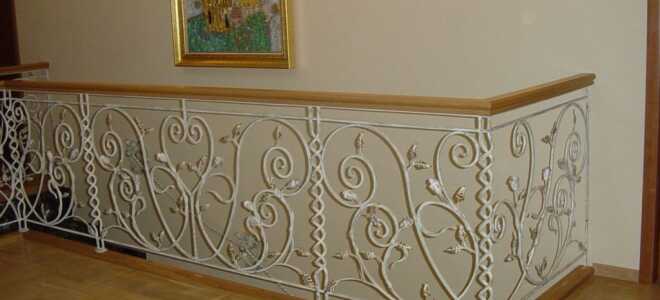 Металлические ограждения для лестницы: особенности конструкции