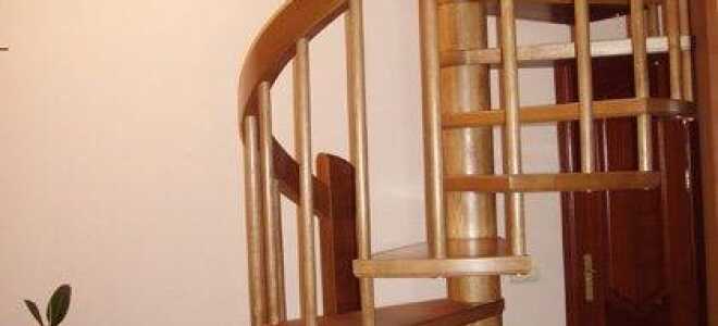Деревянные винтовые лестницы: расчеты, изготовление и сборка ступеней и перил