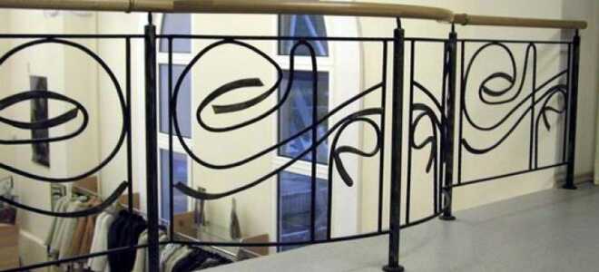 Металлические перила из черного металла для крыльца своими руками