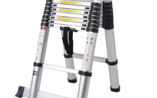 Стремянка телескопическая: виды и особенности эксплуатации