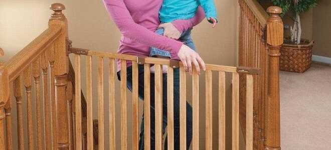Ворота безопасности для детей: детская защита на лестницу своими руками