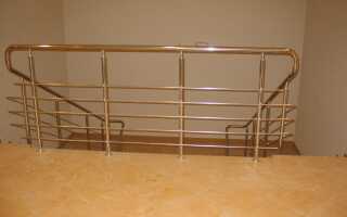 Хромированные перила для лестниц (поручни, ограждения): цена и характеристики