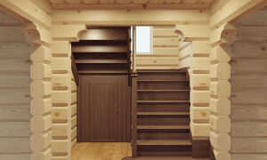 Как сделать лестницу из бруса своими руками в частном доме