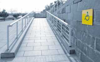 Устройство пандусов для маломобильных групп населения, их монтаж и эксплуатация