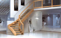 Как рассчитать размеры лестницы с поворотом на 180 градусов