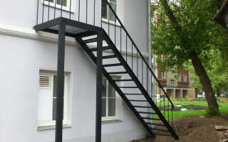 Плюсы и минусы металлических наружных лестниц