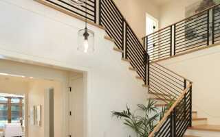 Лестничные ограждения: металлические, деревянные, стеклянные, виды и способы монтажа