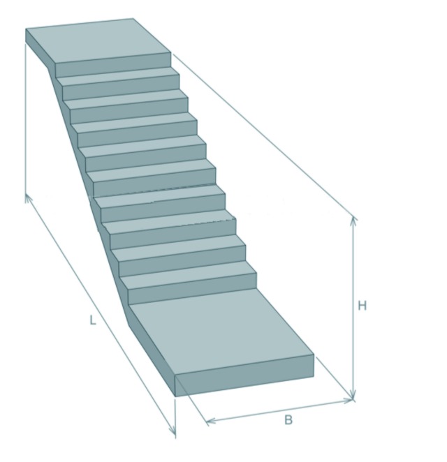 Лестничный марш ЛМП