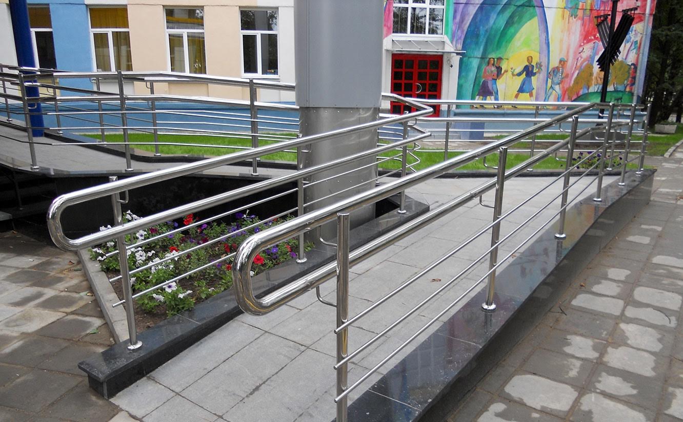 Пандус с углом наклона 6 %