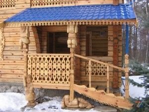 Идеальное ограждение деревянного крылечка