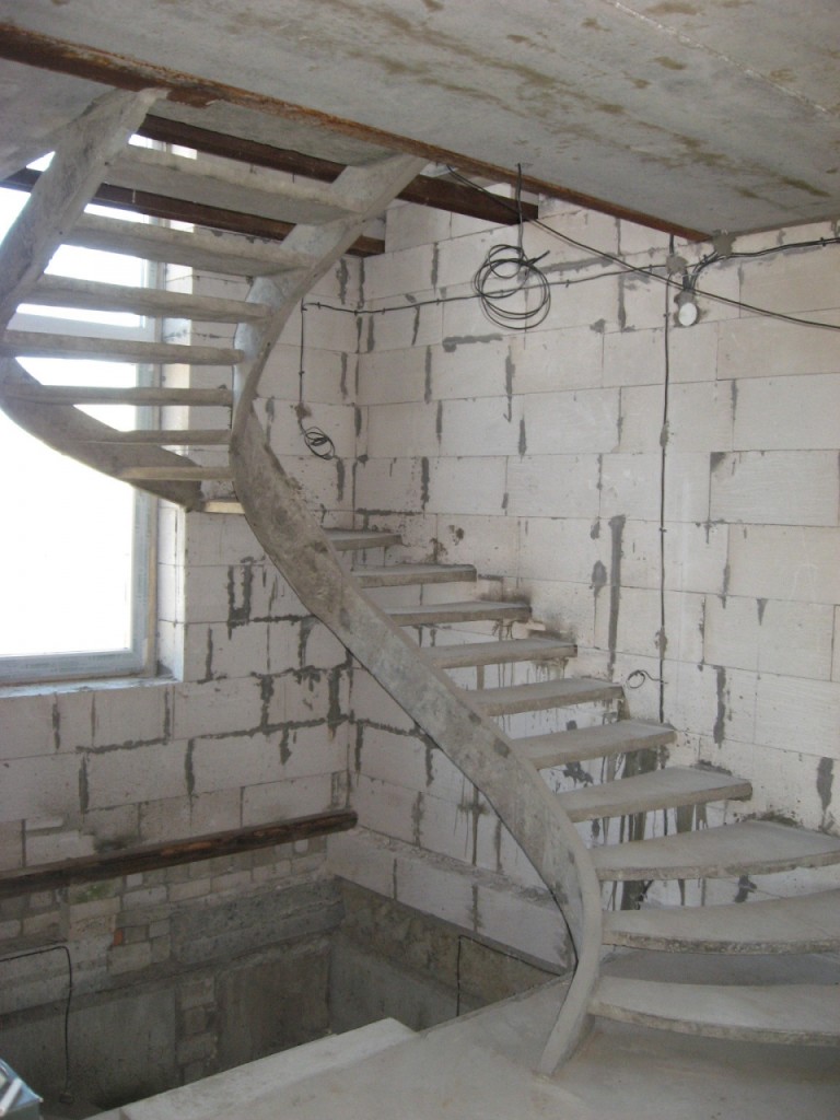 Лестницы из бетона