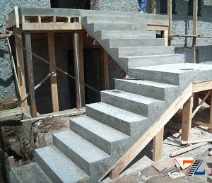 Забетонированные ступени