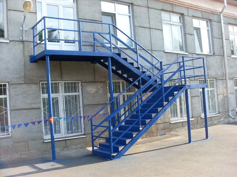 Обеспечение безопасности пожарной лестницы