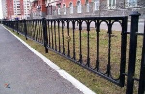 Сварные металлические газонные секции