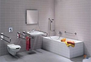 Оборудованная ванная комната Оборудованная ванная комната