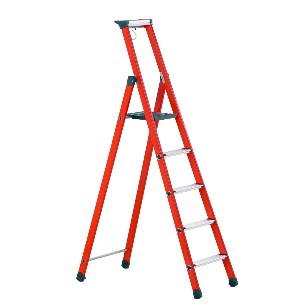 Стеклопластиковая лестница профессиональная стремянка