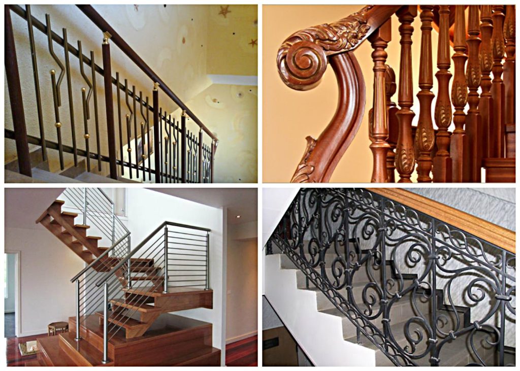 Типы поручней