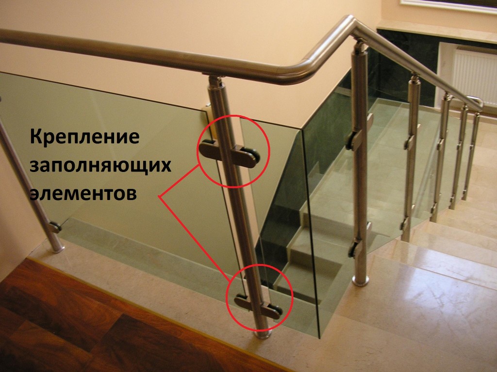 алюминиевые перила